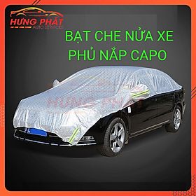 Bạt Phủ Nửa Xe Ô Tô Che Cả Nắp Capo, Bạt Che Nóc Xe Hơi Chống Nắng, Chống Xước Cho Các Dòng Xe - SUV