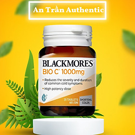 Thực Phẩm Bảo Vệ Sức Khỏe Blackmores Bio C 1000mg 31 Viên