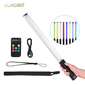 Đèn LED Chụp Ảnh Cầm Tay LUXCEO (12 Cấp Độ Sáng) (3000K) (5750K) (RGB)