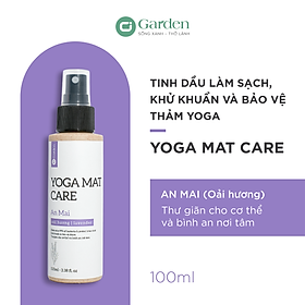 Tinh dầu xịt vệ sinh thảm yoga - YOGA MAT CARE - An mai - Oải hương - 100ml - 100% thiên nhiên và hữu cơ - không hoá chất - không cồn