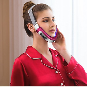 Máy massage mặt nâng má xóa nọng cằm tạo cằm Vline
