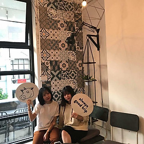 Decal dán bếp Decan dán tường Decal chống nước dán kính, nhà tắm - Decal gạch bông loại 1- Green