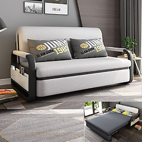 Giường sofa gấp gọn thành ghế tiện lợi K15 1m50 x 1m93 loại mousse bọt biển mật độ cao + 2 gối êm ái, giao màu ngẫu nhiên