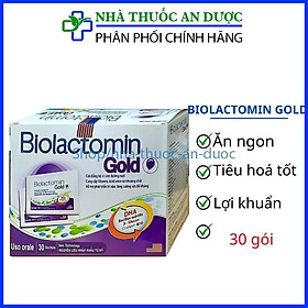 Men tiêu hóa vi sinh đường ruột Biolactomin Gold cân bằng hệ vi sinh, hỗ trợ rối loạn tiêu hóa, giúp ăn ngon – Hộp 30 gó