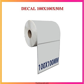 Mua COMBO 5 CUỘN TEM DECAL NHIỆT 100X100MM IN ĐƠN HÀNG VẬN CHUYỂN  LOGISTIC
