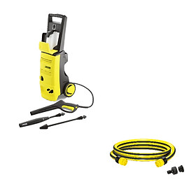 Combo Máy phun rửa áp lực cao Karcher K 3.450 và dây cấp nước 1.5m