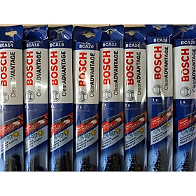 Gạt Mưa Cao Su BOSCH Clear Advantage - Móc Chữ U - Xương Mềm - Đủ Size | Chuyên Dành Cho Xe Châu Á