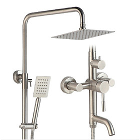 Mua Bộ cây sen vòi tắm nóng lạnh SUS304 (cần tròn  bát vuông)