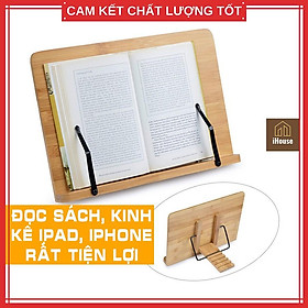 Mua Kệ đọc sách gỗ để bàn thông minh  giá đỡ dành cho điện thoại và sách đọc kinh bằng gỗ đa năng tiện lợi chống mỏi lưng mỏi mắt