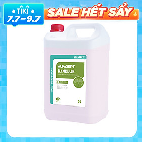 Nước rửa tay khô sát khuẩn Alfasept Handrub 5L - Can lớn tiết kiệm