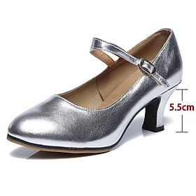 Giày khiêu vũ nhân vật phụ nữ Dây đeo mắt cá chân cho Ballroom Salsa Tango Flamenco Latin 3,5cm 5,5cm Giày khiêu vũ da Color: 8 Shoe Size: 35