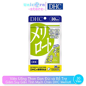 Viên Uống Thon Gọn Đùi và Bổ Trợ Giảm Suy Giãn Tĩnh Mạch Chân DHC Melilot