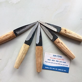 Mua Dao tỉa hoa quả  làm lòng gà