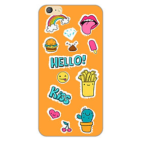 Ốp lưng dẻo cho điện thoại Oppo A71_0512 HAPPY01 - Hàng Chính Hãng