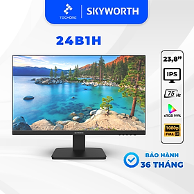 Màn hình máy tính SKYWORTH 23.8" IPS Full HD 75Hz VESA sRGB 99% 24B1H - Hàng chính hãng