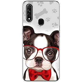 Ốp lưng dành cho Oppo A31 (2020) mẫu Chó mắt kính