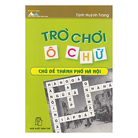 Nơi bán Trò Chơi Ô Chữ - Chủ Đề Thành Phố Hà Nội - Giá Từ -1đ