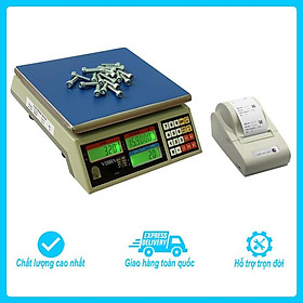 Mua Bộ sản phẩm cân điện tử đếm ALC 30kg/1g và máy in bill hoặc tem dán LP50  in thông tin theo dõi  bán hàng