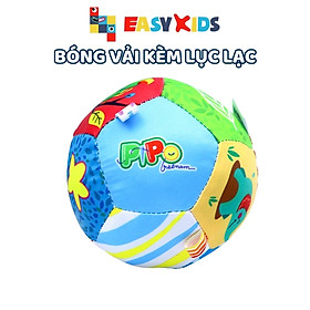 Bóng Vải Cho Bé Kèm Lục Lạc Dễ Dàng Luyện Cầm Tay, Họa Tiết Dễ Thương