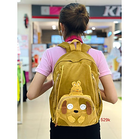 Balo vải nhiều ngăn tiện dụng cotton 100% PET SHOP DBG-515