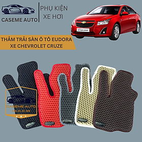 Thảm Trải Sàn, Lót Sàn Ô Tô Cao Su Eudora CloudFoam Thiết Kế Theo Xe Dành Cho Xe CHEVROLET CRUZE, Chống Nước, Không Mùi, Ngăn Bụi Bẩn, Dễ Vệ Sinh - Hàng Chính Hãng