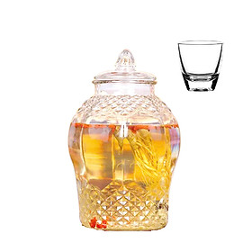 Bình ngâm rượu thủy tinh 8833 10 lít
