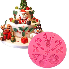 Mua Khuôn rau câu 4D silicone Trang trí giáng sinh (Kích thước đọc mô tả)