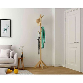 Mua Cây treo quần áo  treo đồ  túi sách 3 chân bằng gỗ di động