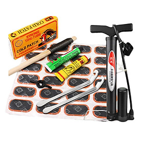 Bike Bicycle Tyre Puncture Repair Kit Cycle Tube Patch Tool Kit