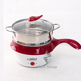 Mua Nồi Lẩu Mini Điện Hai Tầng Đa Năng Tặng Kèm Giá Hấp Có Thể Chiên  Xào  Nấu Ăn  Nấu Cơm  Nấu Lẩu mini