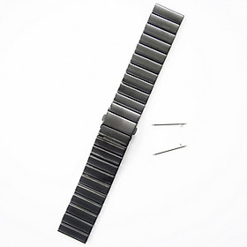 Mua Dây Thép Cánh Bướm Đen Cho Gear S3  Galaxy Watch (Size 22mm)