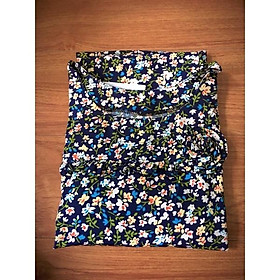 Đồ bộ nữ,đồ ngủ mặc nhà vải lụa BD 91 hoạ tiết hoa nhí dễ thương size 47-60kg