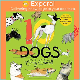 Sách - 10 Dogs by Emily Gravett (UK edition, hardcover)