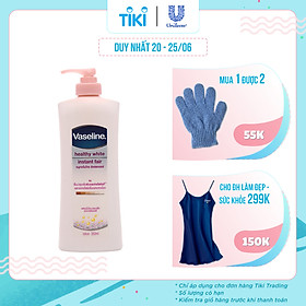 Sữa dưỡng thể sáng da tức thì VASELINE Healthy Bright Instant Radiance 350ML