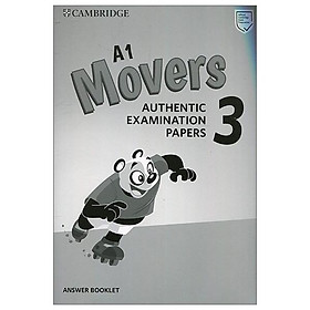 Hình ảnh A1 Movers 3 Answer Booklet: Authentic Examination Papers