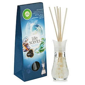 Bộ khuếch tán tinh dầu que mây Air Wick Turquoise Oasis 30ml QT018788 - hương gió biển