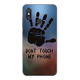 Ốp Lưng Dẻo Cho Điện Thoại Xiaomi Mi 8 - Dont Touch My Phone