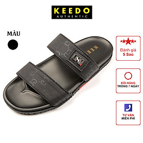 Dép Hai Quai Ngang Nam KEEDO-KD1505 - Đen - 41