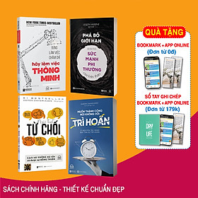 Hình ảnh Bộ 4 Kỹ Năng Mềm Thiết Yếu Để Thành Công: Đừng Làm Việc Chăm Chỉ, Nghệ Thuật Từ Chối, Muốn Thành Công Nói Không Với Trì Hoãn Và Phá Bỏ Giới Hạn - Khám Phá Sức Mạnh Phi Thường Của Bản Thân