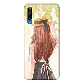 Ốp lưng dành cho điện thoại Samsung Galaxy A50 hình Phía Sua Một Cô Gái - Hàng chính hãng