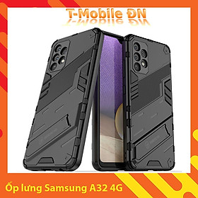 Ốp lưng cho Samsung A32, Ốp chống sốc Iron Man PUNK cao cấp kèm giá đỡ cho Samsung A32 4G - Samsung A32 4G