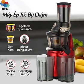 Mua Máy Ép Trái Cây Tốc Độ Chậm AJM400  Công Suất Lớn 250W  Động Cơ DC Đồng 100%  Lọc Inox 304  tốc độ 45 vòng/phút