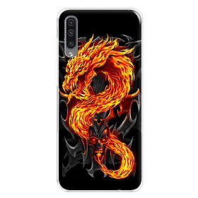 Ốp Lưng Dẻo Cho Điện Thoại Samsung Galaxy A50 - 0218 FIREDRAGON
