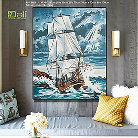 Mua Tranh treo tường tự tô màu số hóa DALI Tranh Vượt Qua Bão Táp B008
