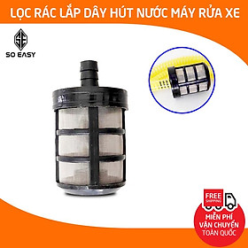Lọc rác máy bơm nước áp lực, đầu lọc rác lắp dây hút nước máy rửa xe gia đình bảo vệ tránh gây tắt nghẽn C0004-8