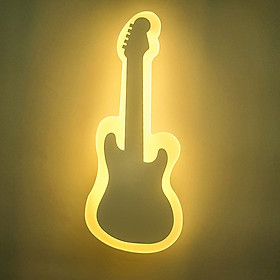 Đèn gắn tường trang trí hiện đại hình cây đàn guitar