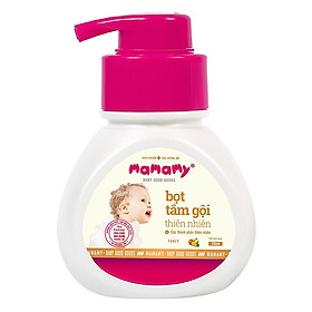 Bọt Tắm Gội Thiên Nhiên Siêu Kháng Khuẩn An Toàn Cho Bé Mamamy Hương Fancy