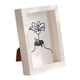 Modern Wooden Picture Frame Photo Holder Desktop and Wall Square Photo Frame