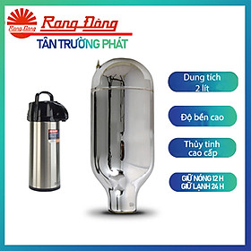 Mua Ruột phích 2 lít Ruột phích cần bơm 2045ST1.E Giữ nhiệt nóng lạnh Chất liệu thủy tinh cao cấp An toàn khi sử dụng RF 2045ST1.E