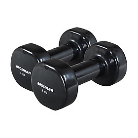 Bộ cặp tạ tay cao cấp Brosman bọc cao su